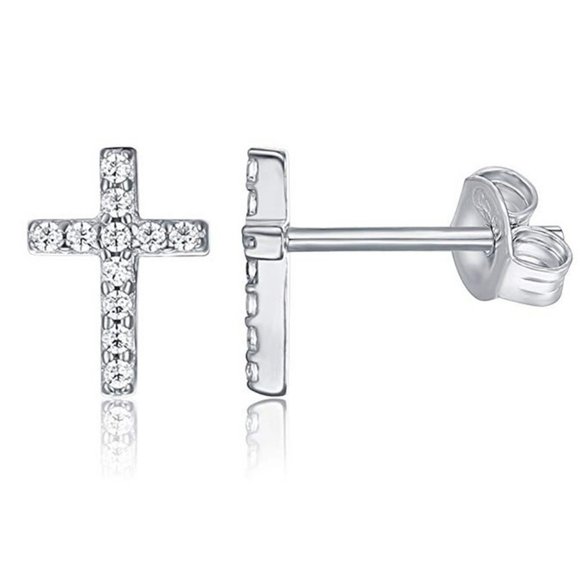Jewelry - Cross Stud Earrings